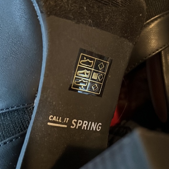 Call it spring black open toe size 7 1/2 NEW - Picture 10 of 10